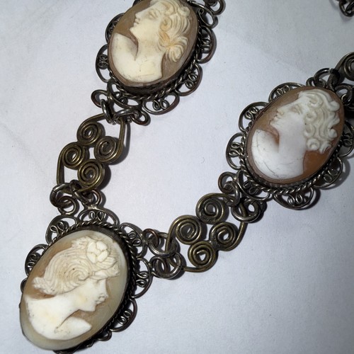 Choker necklace cameo - choker, year