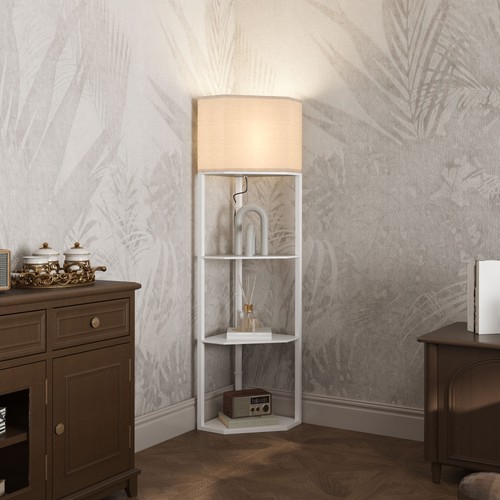 Corner floor lamp with - floor,