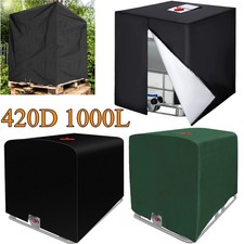1000 Liters Rain Sun UV-Protective Hood Cover for Water Tank IBC Container FoilS