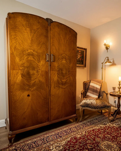 Art deco walnut veneer - deco,