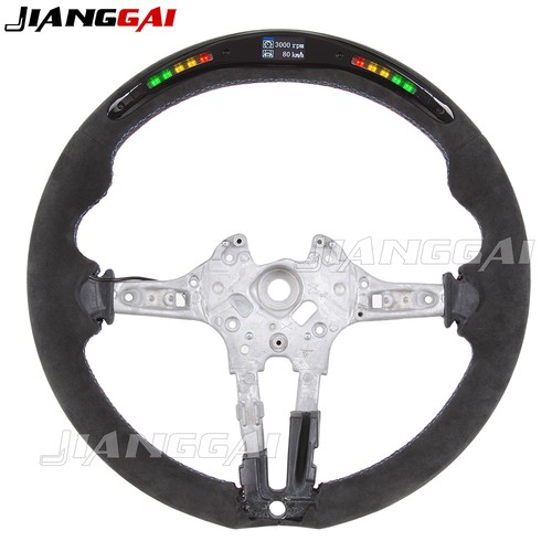 Leather led steering wheel - leather,