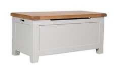 Blanket Box Ottoman Oak Pine