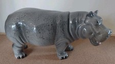 Large Melba Ware Hippopotamus Approx L26cm X H13cm appprox