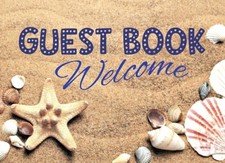 Guest Book - Welcome: Guestbook for Visitors & Guests of Coastal, Seaside... 