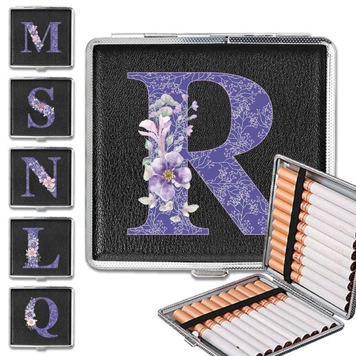 Initials metal cigarette - metal,