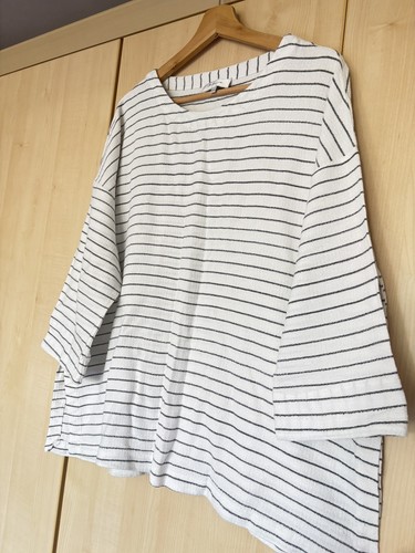 Sahara striped linen - blend, top