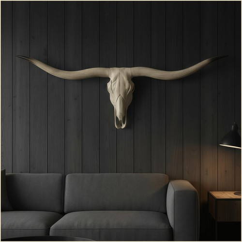 Wall decor bison - wall,