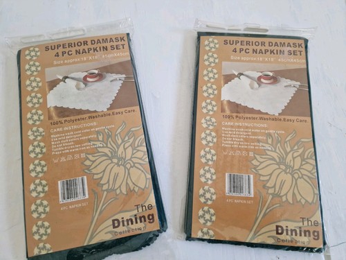 Superior damask napkins - damask, x8