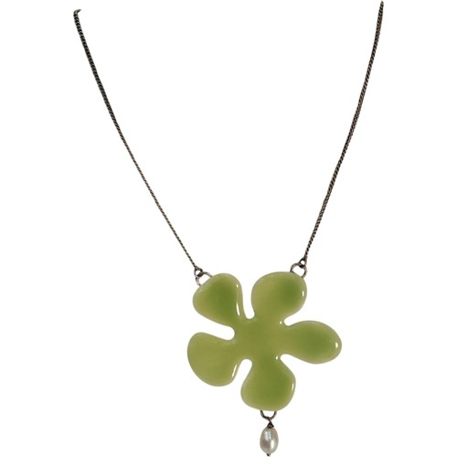 Pilgrim green flower - pilgrim, pendant