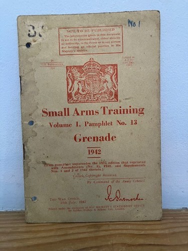Small arms training volume - arms,