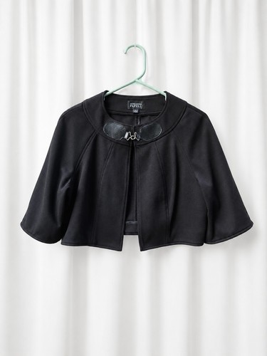 Adrianna papell black cropped - black,
