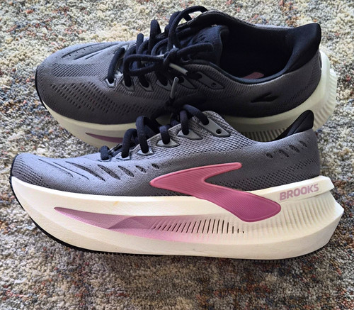 Brooks gray pink running - brooks,