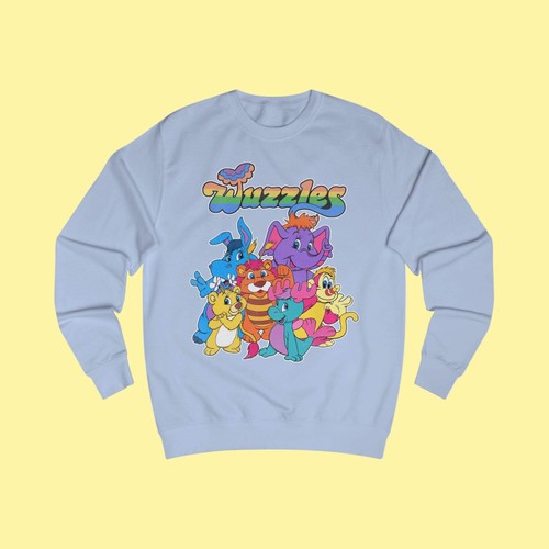 Retro cartoon wuzzles - wuzzles, unisex