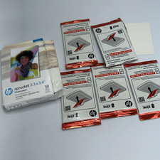 HP Sprocket Premium Zink Photo Paper 2.3x3.4" (51  Sheets) Sticky-Backed Paper