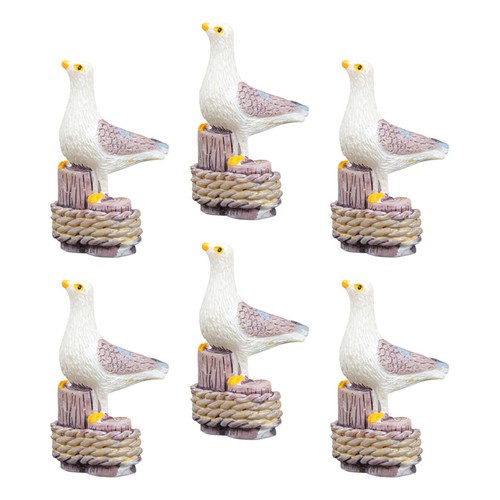 6pcs landscape seagull crafts - landscape,