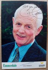 ORIGINAL AUTOGRAPHED EMMERDALE CAST CARD CHRIS CHITTELL Eric Pollard