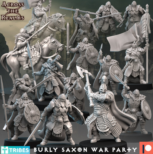 Burly saxon war party 15 - party, x