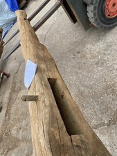 ENGLISH OAK BEAM - RECLAIMED UNIQUE ANTIQUE TIMBER 4.2 m long 18x17 cm (No 403)