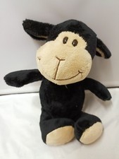 Kinder Fererro black lamb sheep soft plush vintage toy 