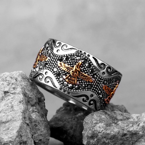 Eagle faith two tone men - of, two-tone