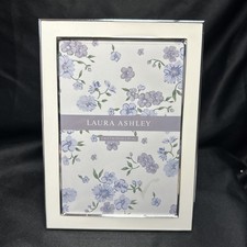 Laura Ashley 5x7 White/Silver