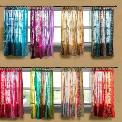 Indian sari patchwork - sari, curtain