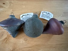 SET OF 3 - NORMAN BACON RAKU