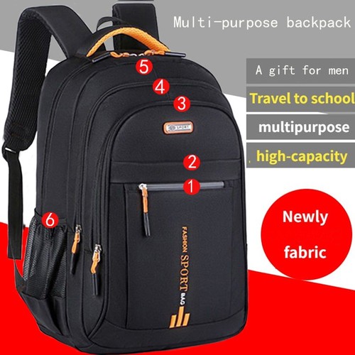 Black large backpack mens - large,