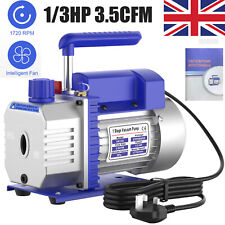 3.5CFM 1/3HP Air Vacuum Pump HVAC Refrigeration R134A Adapter Pressure Gauge A/C