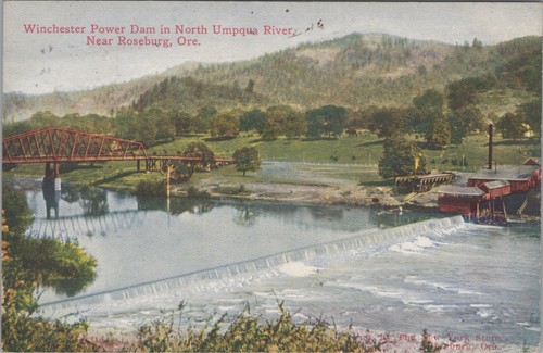 Winchester power dam - dam, umpqua