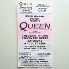 Queen Knebworth Ticket +