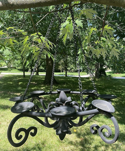 Vintage wrought iron - wrought, black