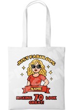 Personalised 70th Funny Birthday Add NAME Any AGE Gift Glamourous Best Friends