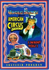 UNCLE SAM'S AMERICAN CIRCUS 2003 PROGRAMME.