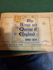 Vintage (1935) Kings & Queens of England (1066-1935) Cigarette Cards Booklet