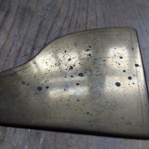 Brass french curve - curve, ruler
