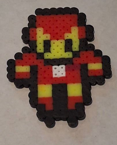 Perler beads iron man - perler,