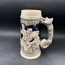 German tankard wolf handle - wolf, 7"