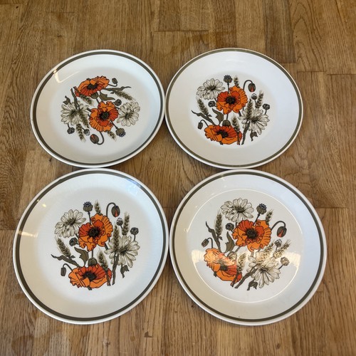 Meakin orange poppy side - j&g,