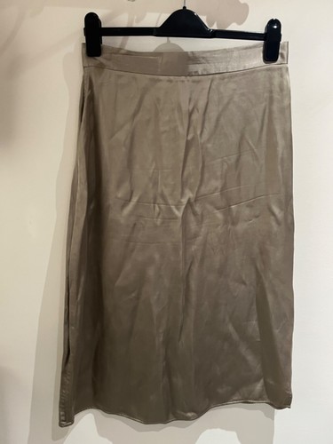 Skirt size beige satin - m&s, 12