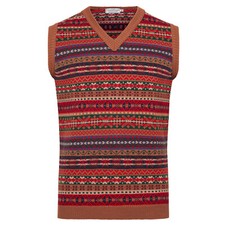 MENS FAIRISLE KNITTED TANKTOP