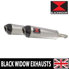 Gl1500 GL 1500 Goldwing Twin Exhaust Silencer Kit 400mm Oval Carbon Tip 400ST