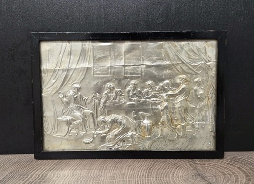 Antique bas relief - last, supper