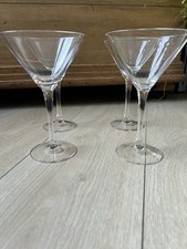 Set of Four Martini Cocktail Glasses