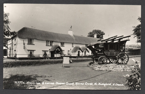 Postcard horns cross - horns, nr