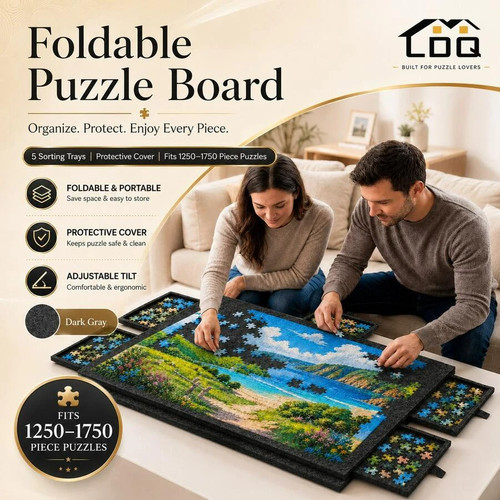 Foldable puzzle board - foldable, 1250