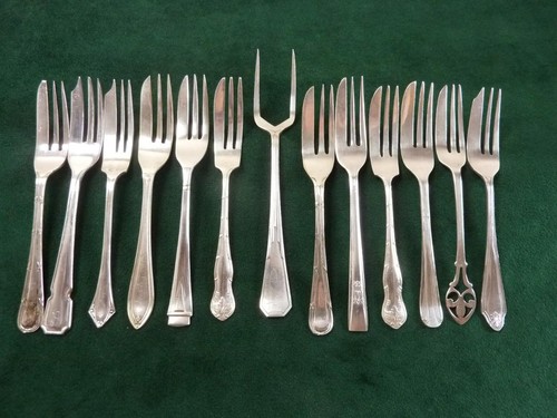 Vintage epns cake - epns, forks