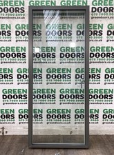 ALUMINIUM WOODEN BACK DOOR ALUCLAD GREY WHITE VELFAC ALL GLASS EXTERNAL EXTERIOR