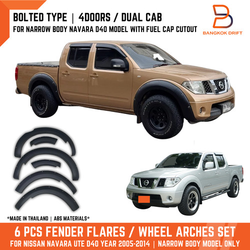 Bolted black fender flare - bolted, arch