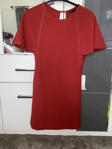 Zara red playsuit looks like - zara,